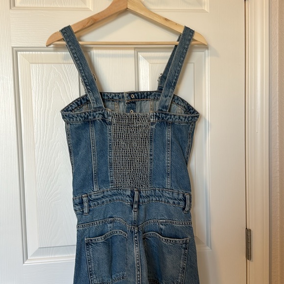 Zara TRF DENIM CARGO JUMPSUIT - Picture 10 of 10